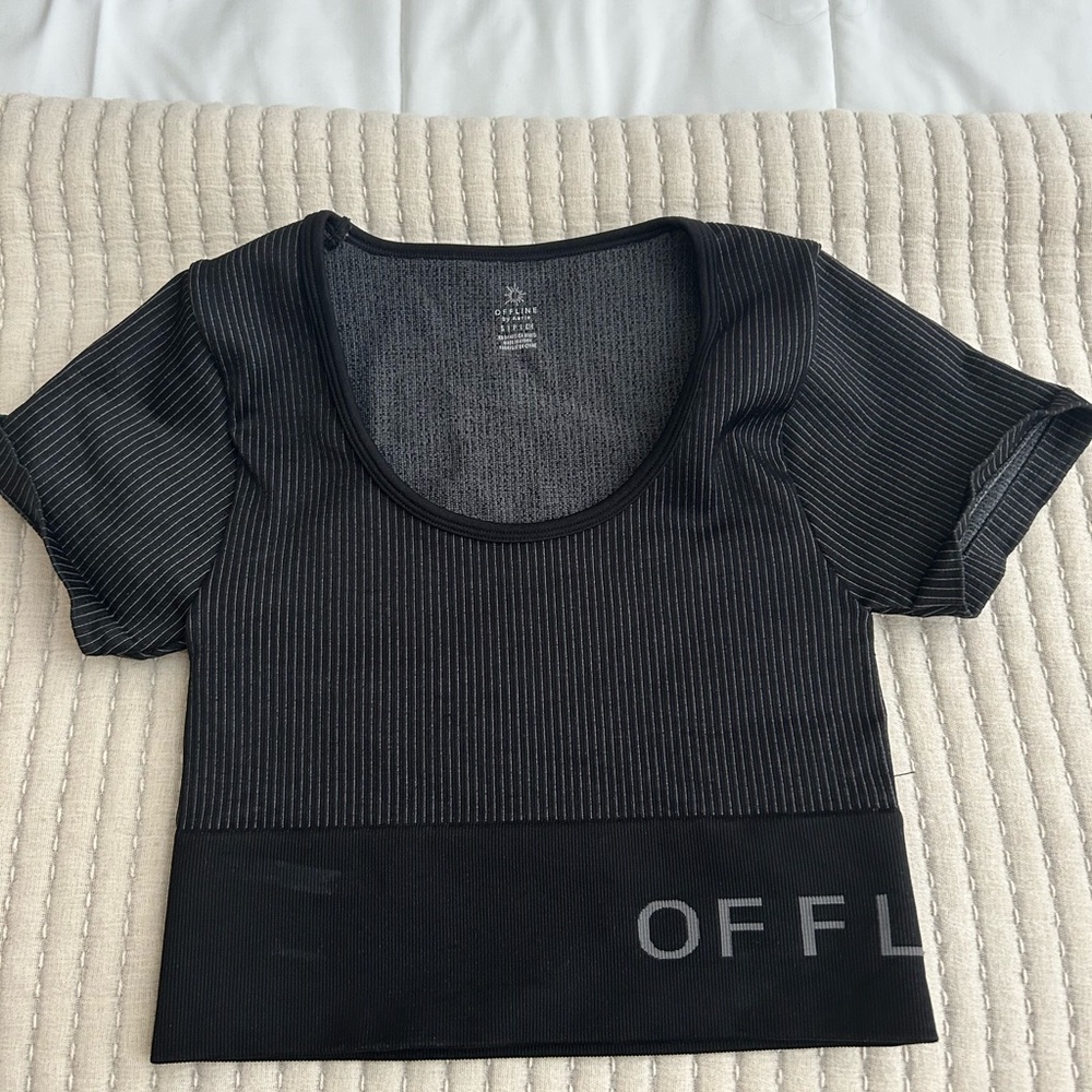aerie offline workout top